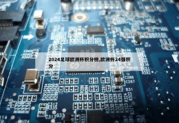 2024足球欧洲杯积分榜,欧洲杯24强积分