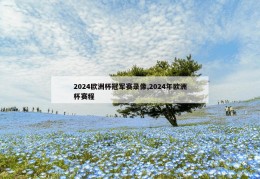 2024欧洲杯冠军赛录像,2024年欧洲杯赛程