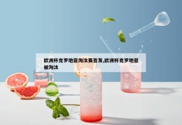 欧洲杯克罗地亚淘汰赛首发,欧洲杯克罗地亚被淘汰