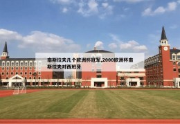 南斯拉夫几个欧洲杯冠军,2000欧洲杯南斯拉夫对西班牙