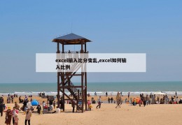 excel输入比分变乱,excel如何输入比例