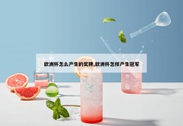 欧洲杯怎么产生的奖牌,欧洲杯怎样产生冠军